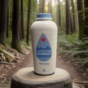 Johnson's Baby Powder, Naturally Derived Cornstarch with Aloe & Vitamin E, 15 Oz